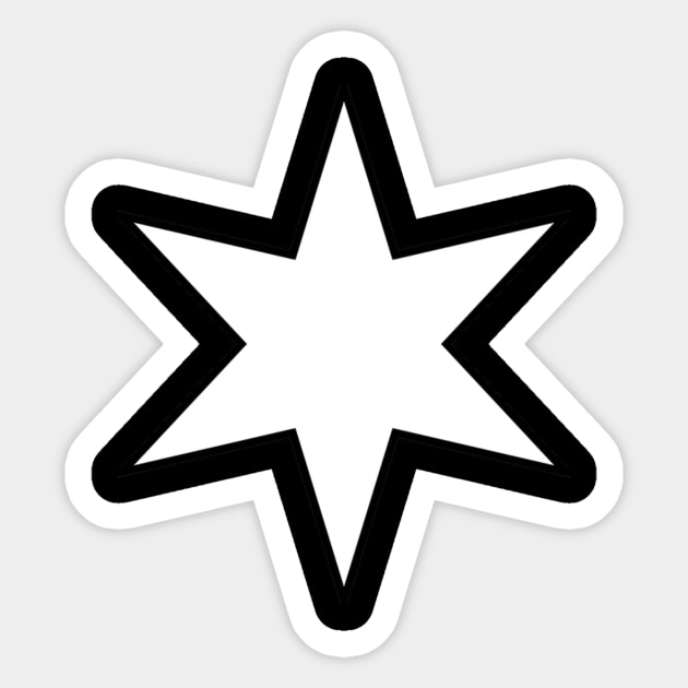 Star T-shirt Designer Sticker by Therain3401